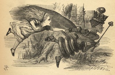 Alice and the Red Queen, illustration from 